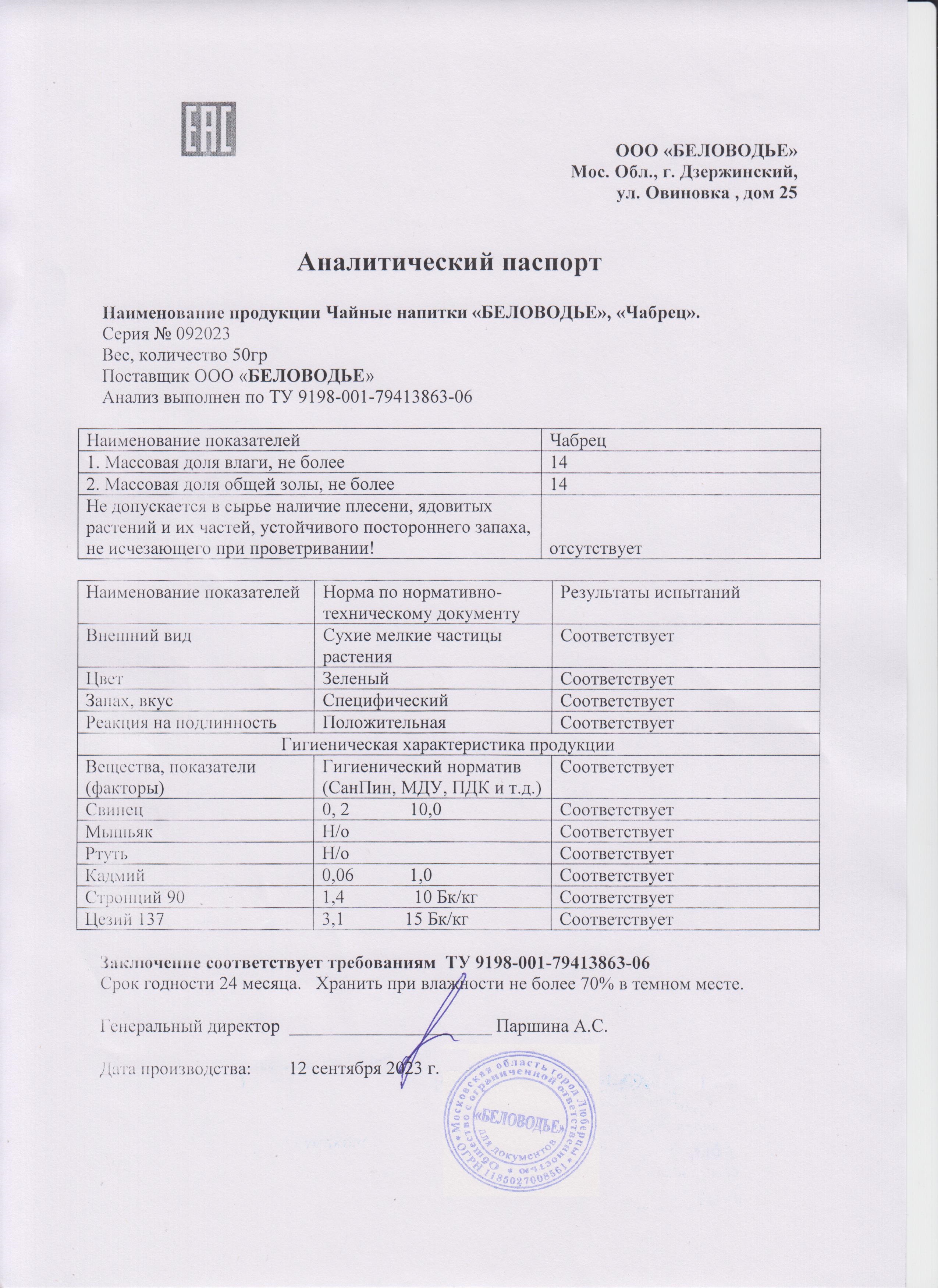 Паспорт №092023